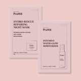 Sachet | INTENSIVE WATER-GLOW MOISTURIZER 2ml x 1 + HYDRO-RESCUE REPAIRING NIGHT MASK 3g x 1
