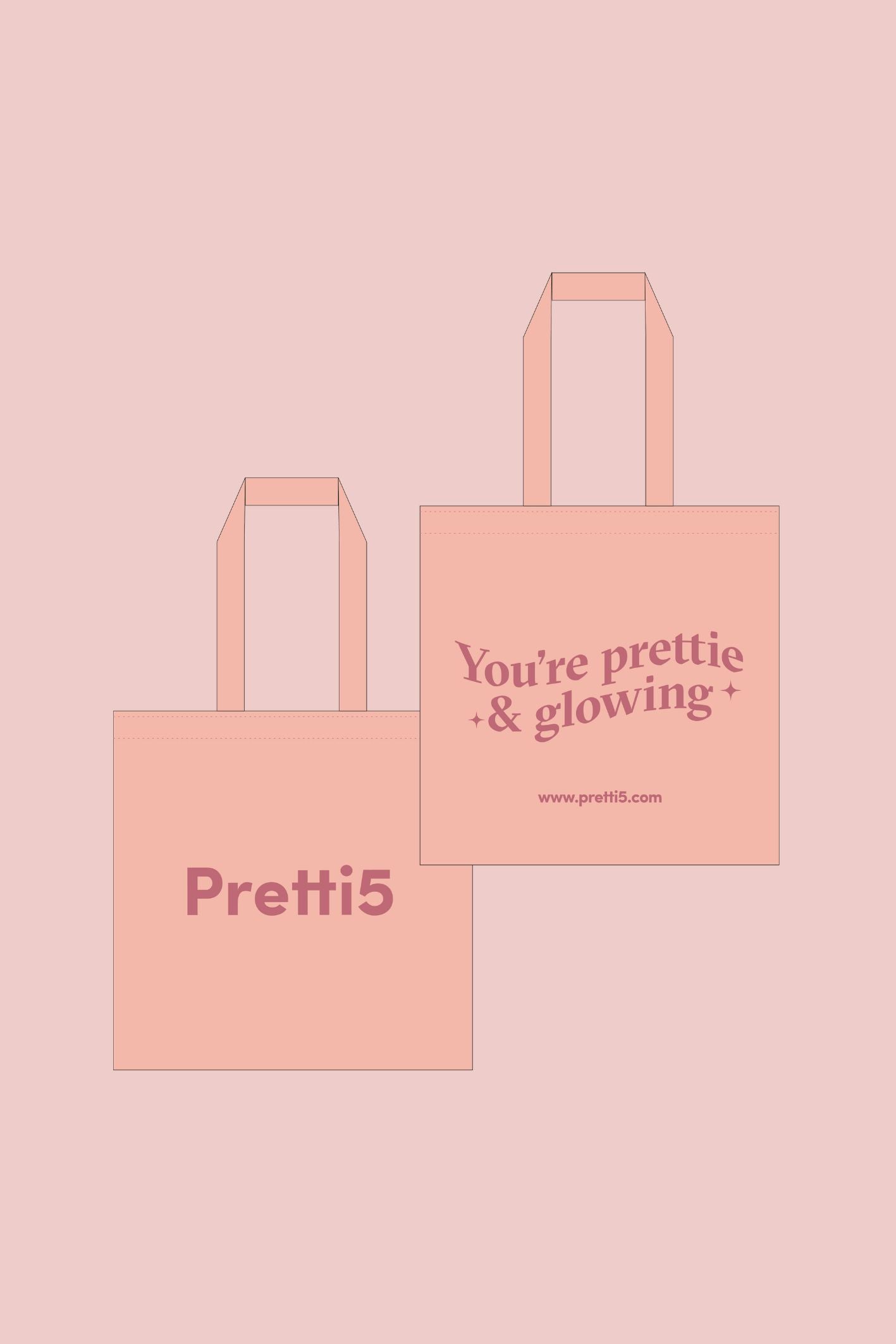 Pretti5 Tote Bag (Random Color)